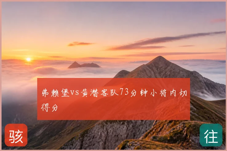 弗赖堡vs黄潜客队73分钟小将内切得分